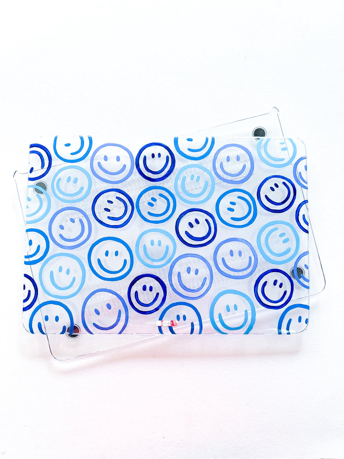 Happy face azul
